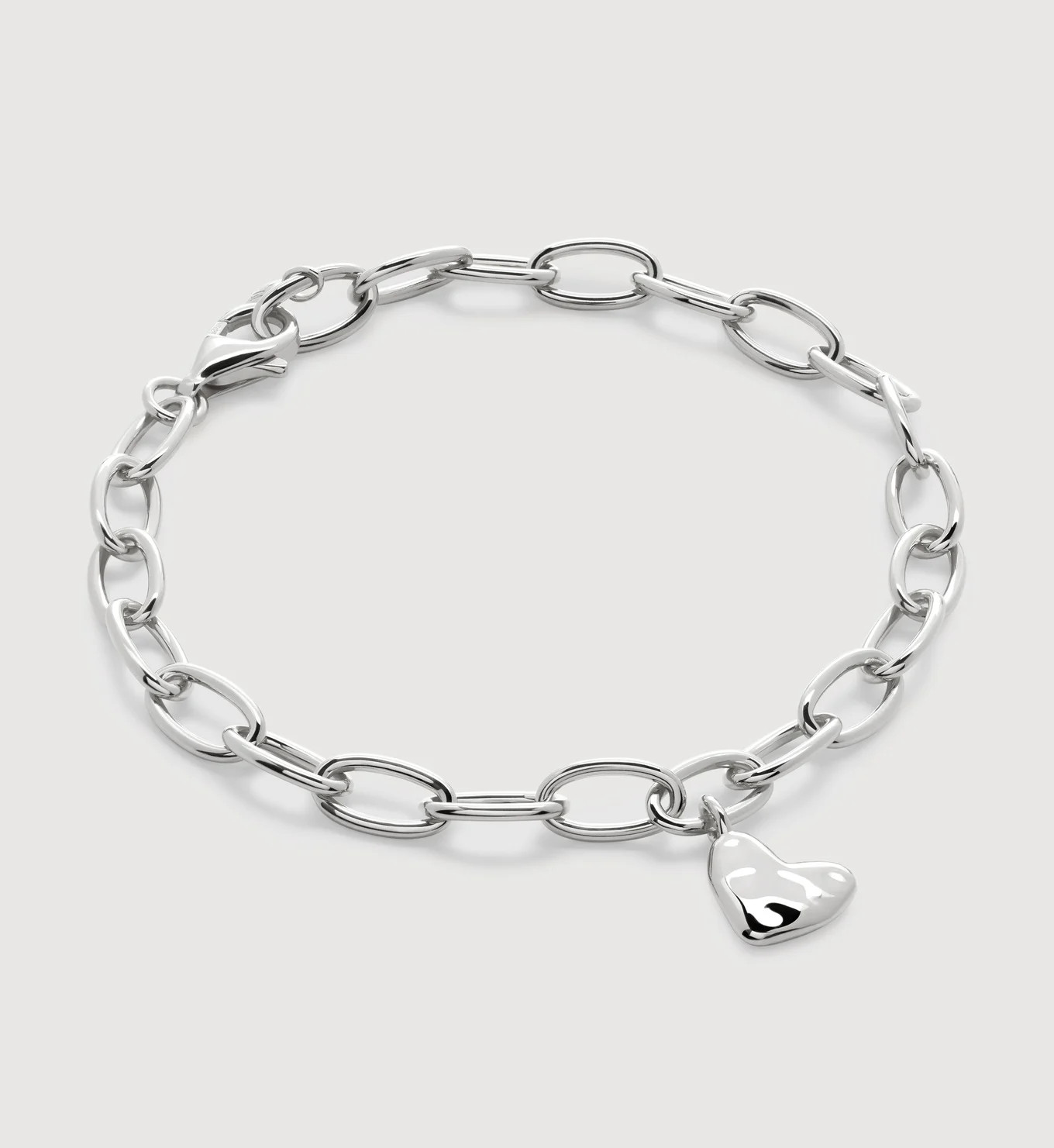 Heart Charm Bracelet | Monica Vinader (Global)