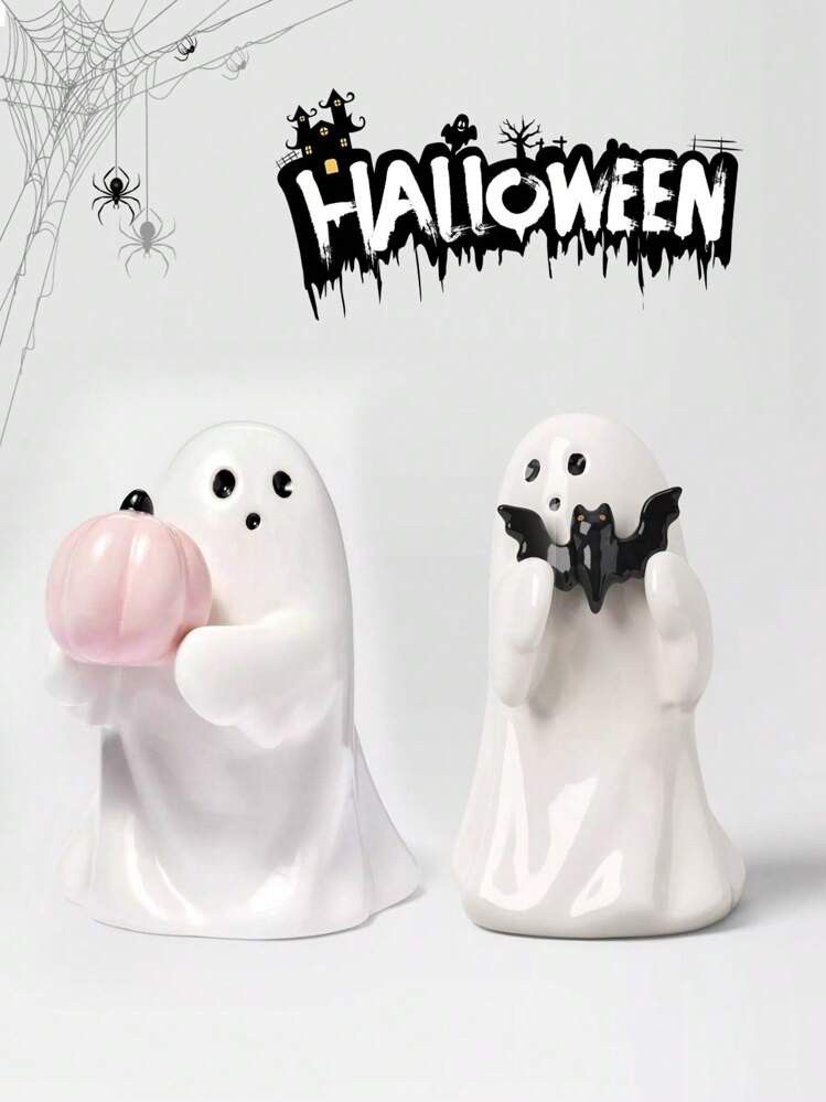 Prachtige keramische spook Halloween decoratie beeld doel vleermuis, spook decoratie Halloween fe... | SHEIN