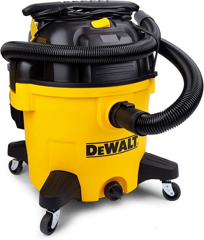 DEWALT 10 Gallon Poly Wet Dry Vacuum, 5.5 HP Shop Vacuum 120V 90 CFM for Jobsite, Work Shop, Come... | Amazon (US)