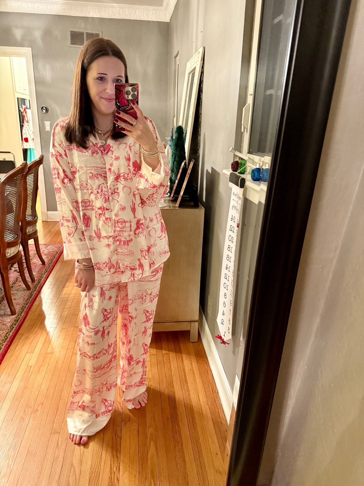 Nearly identical to the Free People pair, but under $40! I’m wearing a size large (I typically choose a large in silk pjs because I prefer the fit that way) and color Pink.

#LTKFindsUnder50 #LTKPetite #LTKGiftGuide