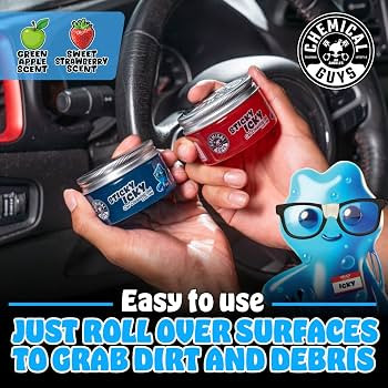 Chemical Guys Sticky Icky Car Cleaning Gel, Green Apple & Sweet Strawberry Scent - Detailing Kit,... | Amazon (US)
