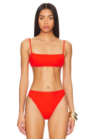 LSPACE Hazel Bikini Top in Pimento from Revolve.com | Revolve Clothing (Global)