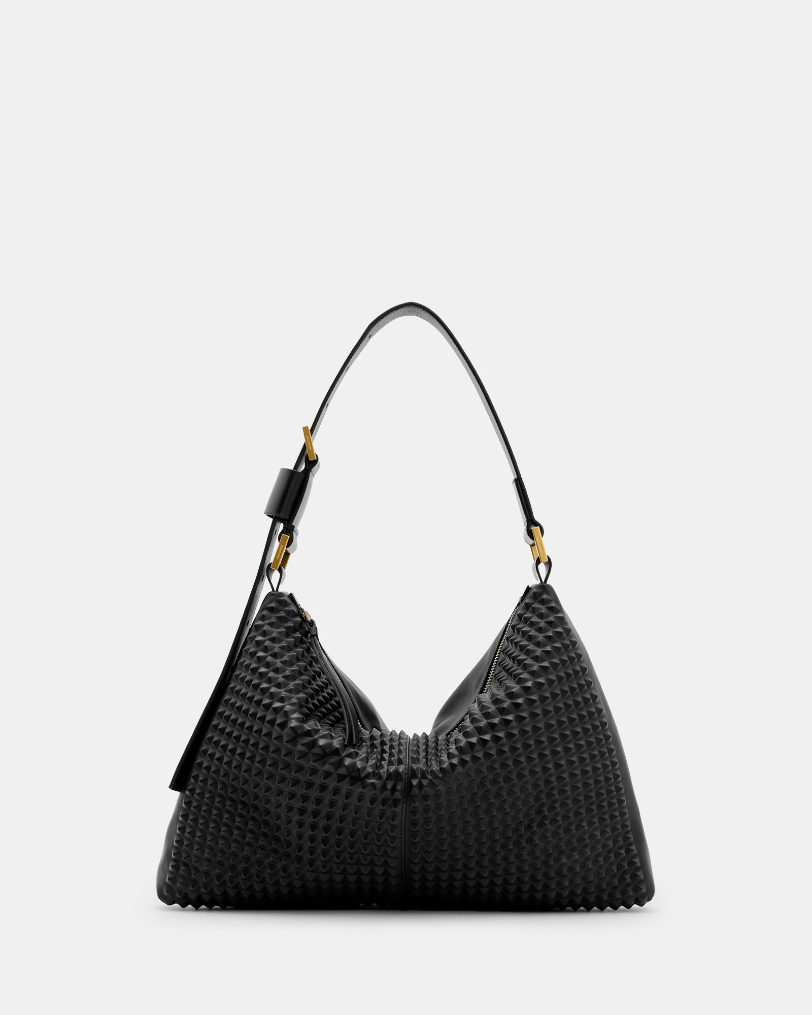 Edbury Studded Leather Shoulder Bag | AllSaints UK