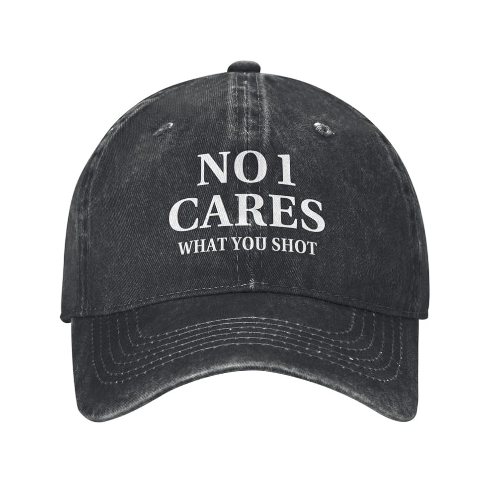 Nobody Cares What You Shot Hat Adjustable Washed Cotton Cowboy Baseball Cap Low Profile Dad Hats ... | Amazon (US)