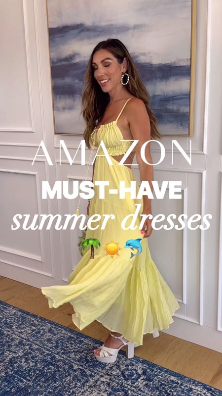 #amazon #summerdresses #vacationoutfit 
Wearing size small in all of these amazing amazon finds! So many looks for less that you can save on and buy MORE vacation looks! Haha I can’t help a full suitcase for the beach! 

#LTKFindsUnder100 #LTKStyleTip #LTKFindsUnder50