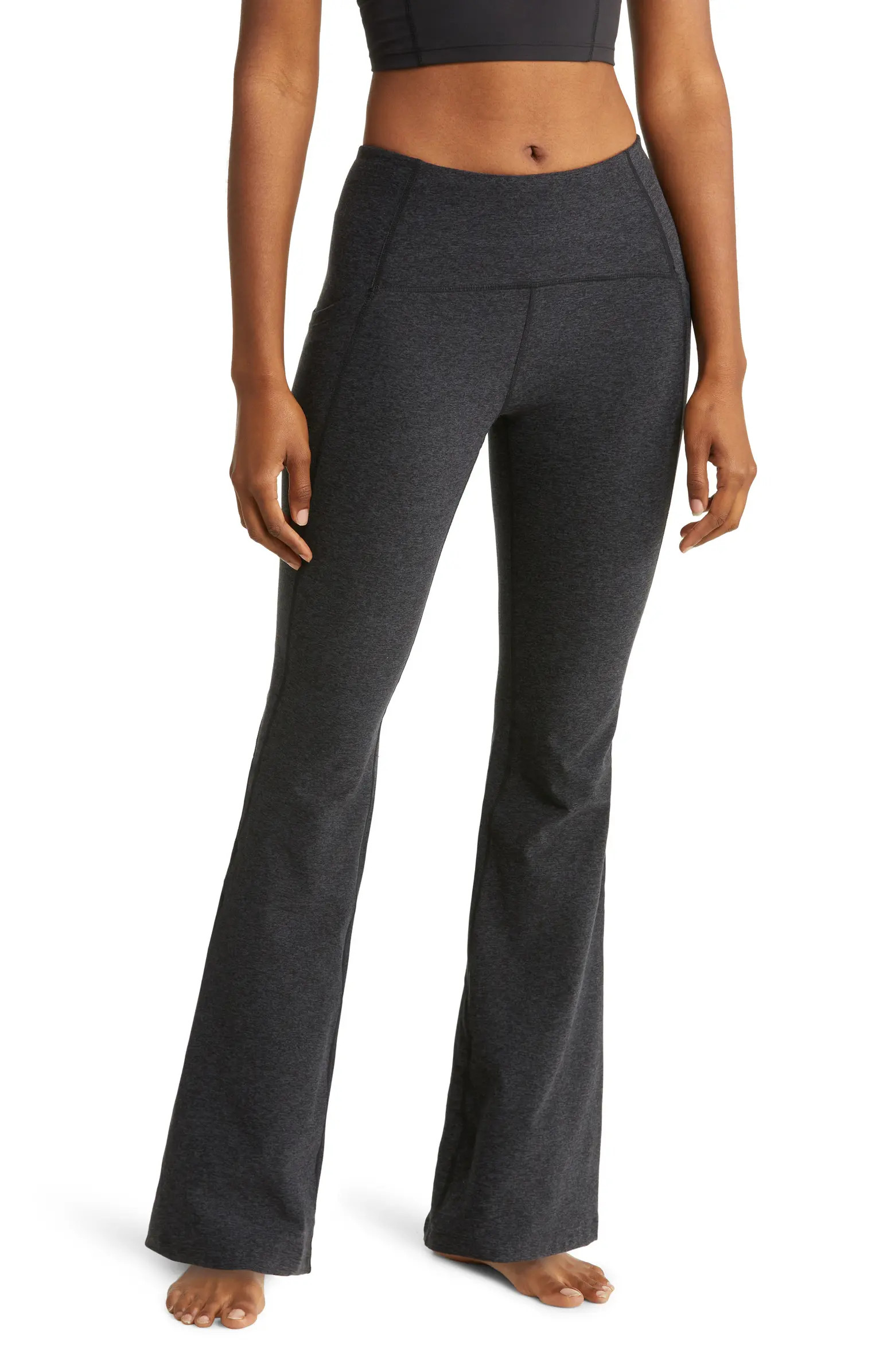 Zella Restore Soft High Waist Pocket Flare Leggings | Nordstrom | Nordstrom
