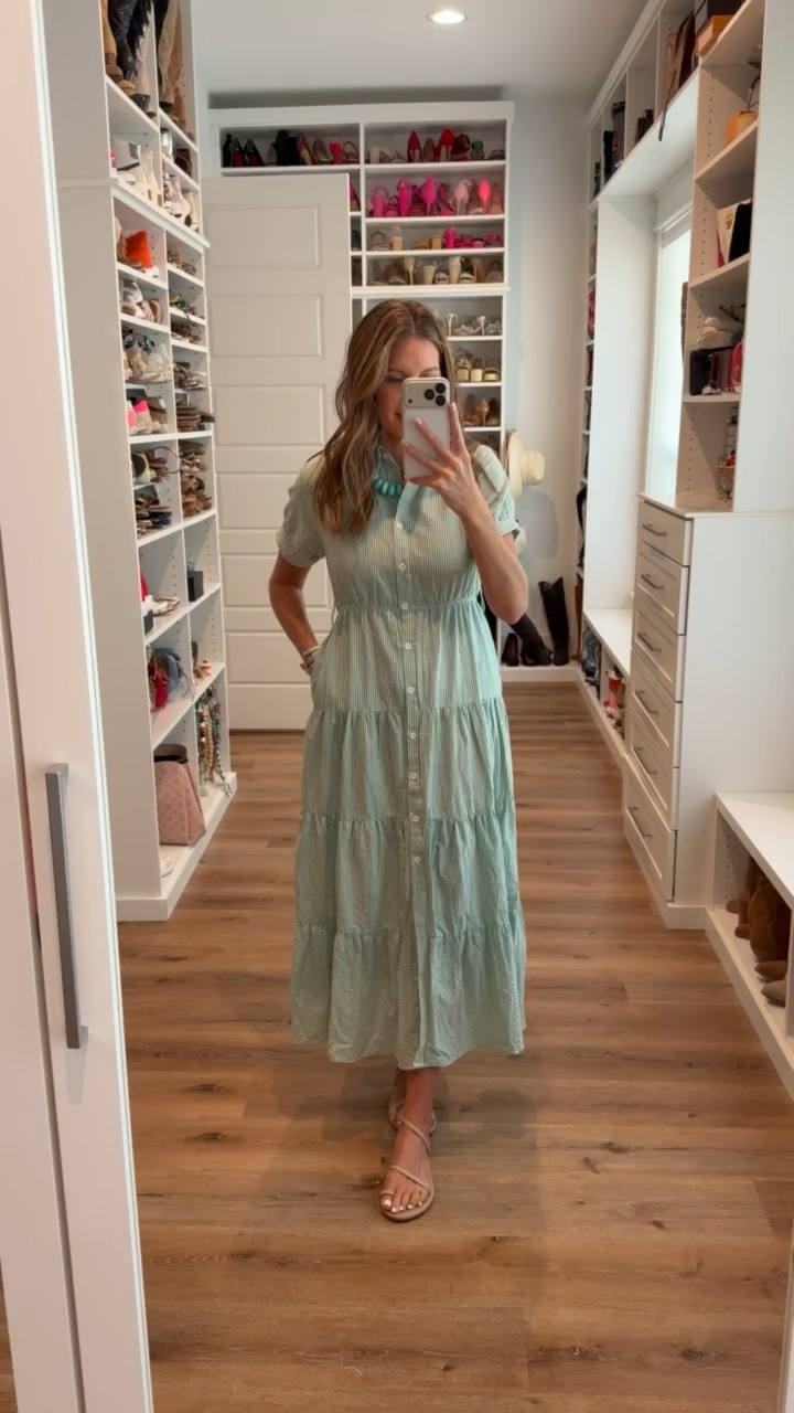In a small dress, sandals and accessories -fits tts.

#LTKootd #LTKgrwm #LTKSeasonal