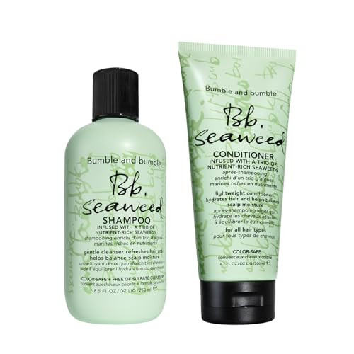 Bumble and bumble. Seaweed Nourishing Shampoo + Conditioner Full Size Set | Gentle for Daily Use | Lightweight Moisture | Detangles and Prevents Frizz| Fine to Medium Curly, Wavy, Straight Hair Types | Amazon (US)