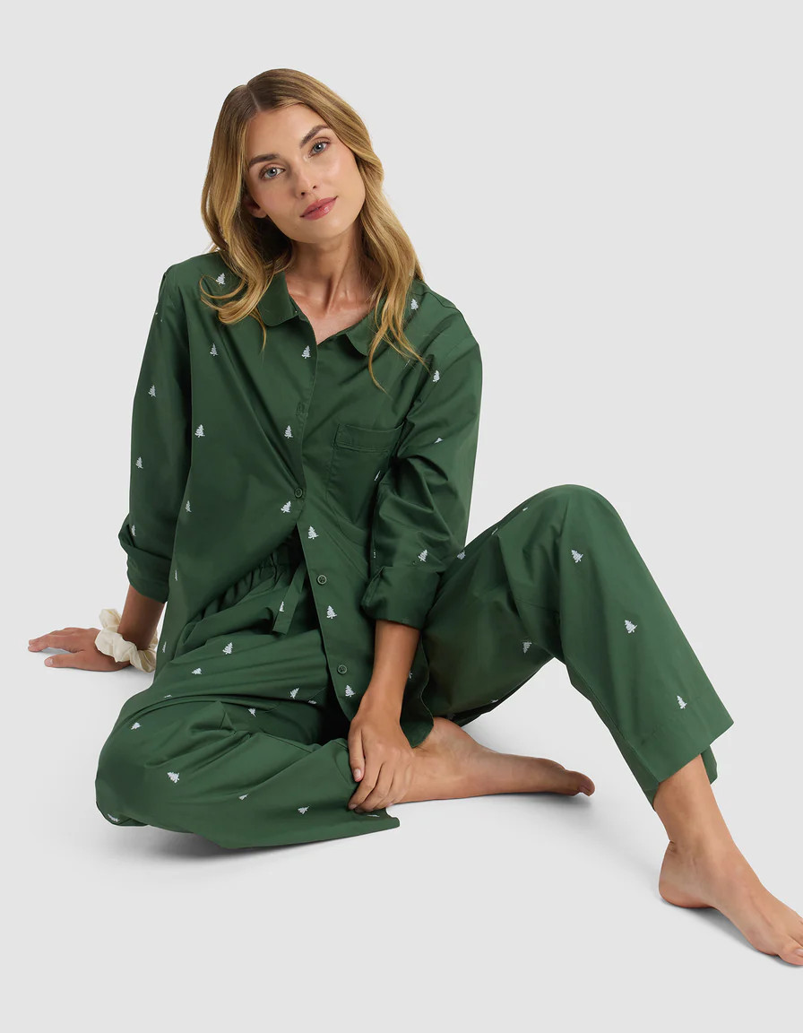 Women's Sutton Long Sleeve Pajama Set | Cozy Earth