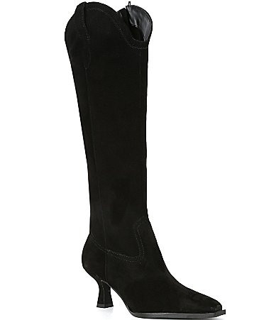 Dolce Vita Ariana Suede Kitten Heel Tall Boots - 8 | Dillard's