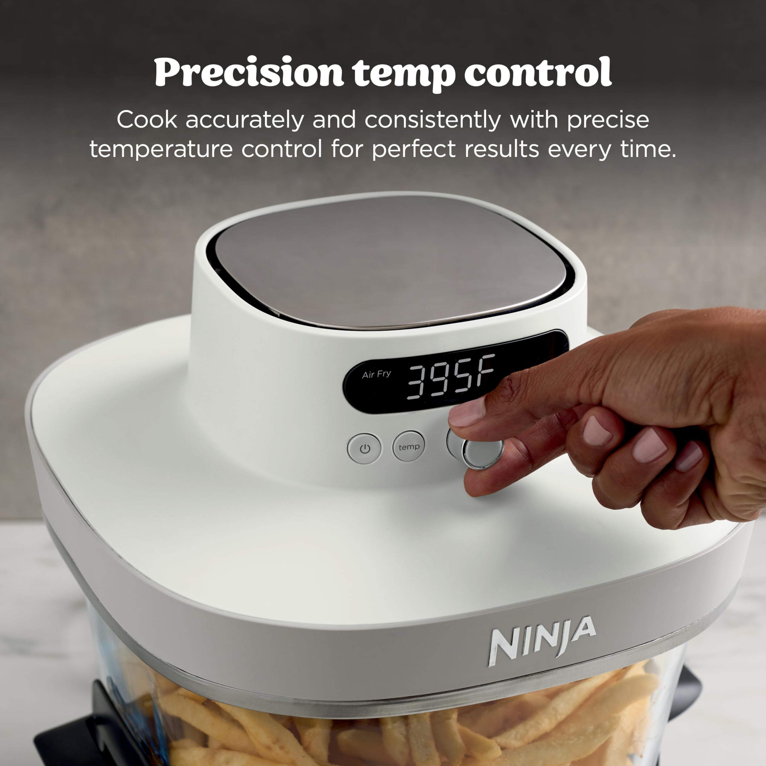 Ninja Crispi Pro 6-in-1 Glass Air Fryer | 450°F, Nontoxic, 6qt & 2.5qt Containers & Lids | Micro... | Amazon (US)