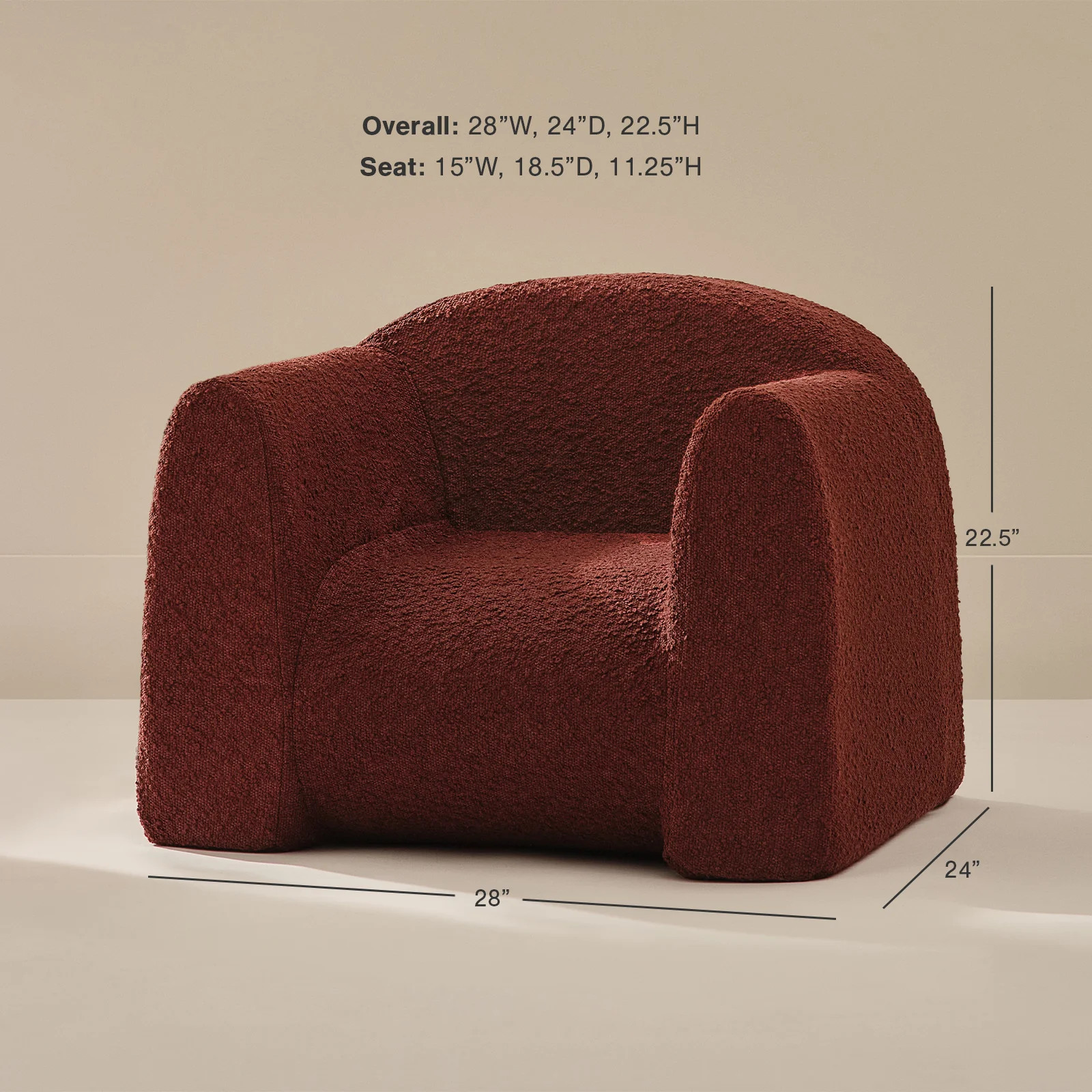 Play Chair | Boucle | House of Noa