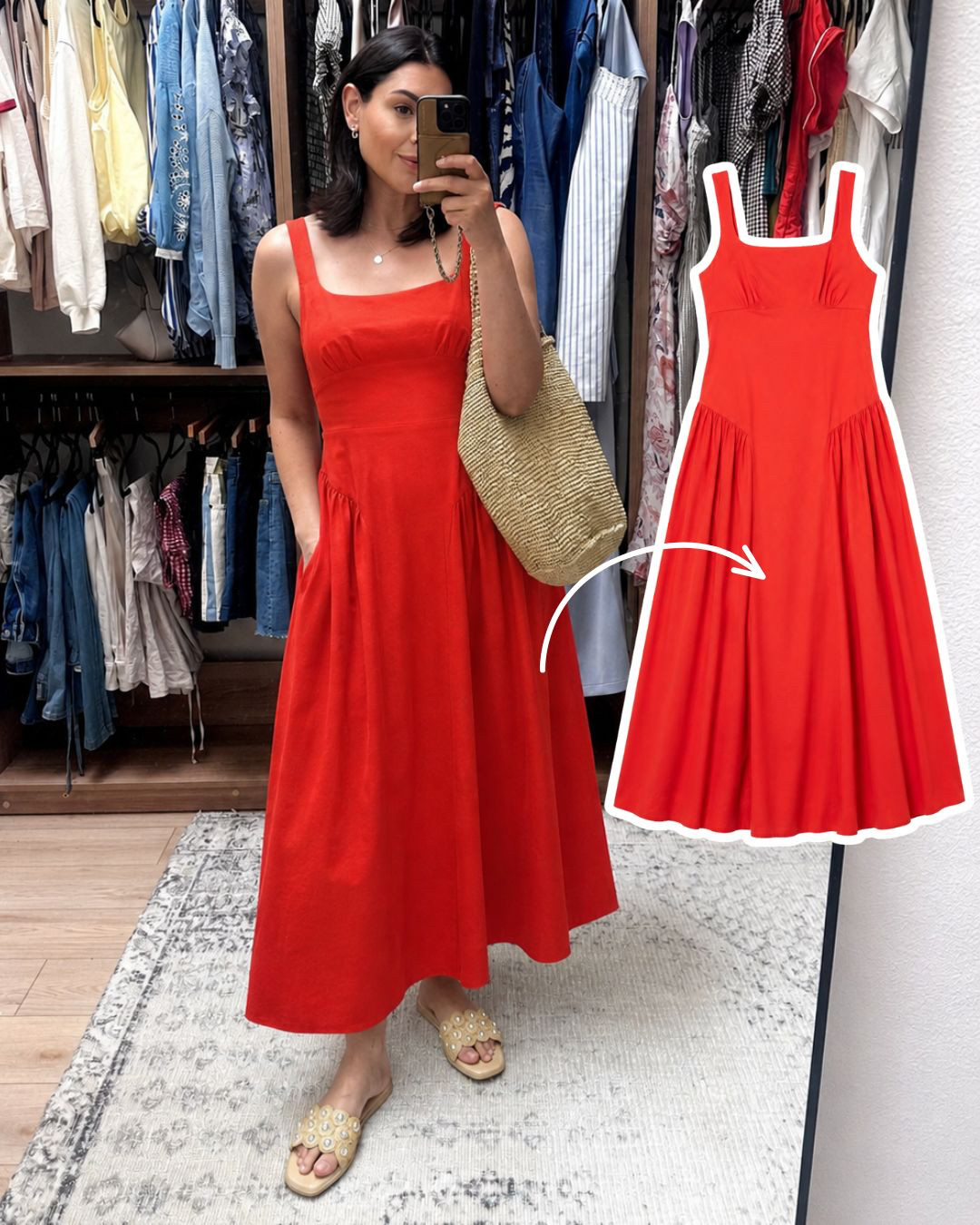 I'm in the 10 of the dress! Most fitted at the chest, but overall true to size for me. 

 