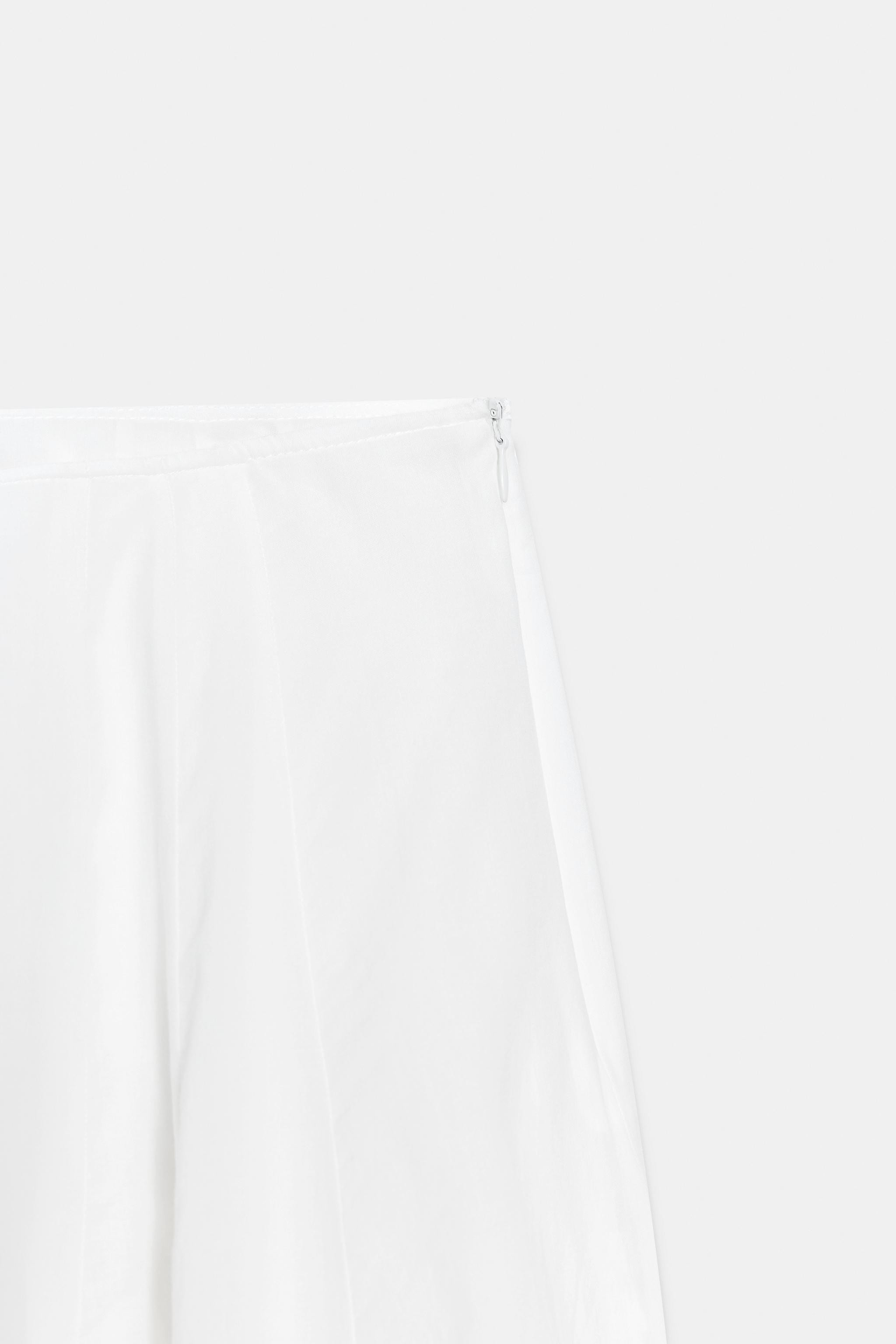 ZW COLLECTION ASYMMETRIC FLOWY SKIRT | Zara US