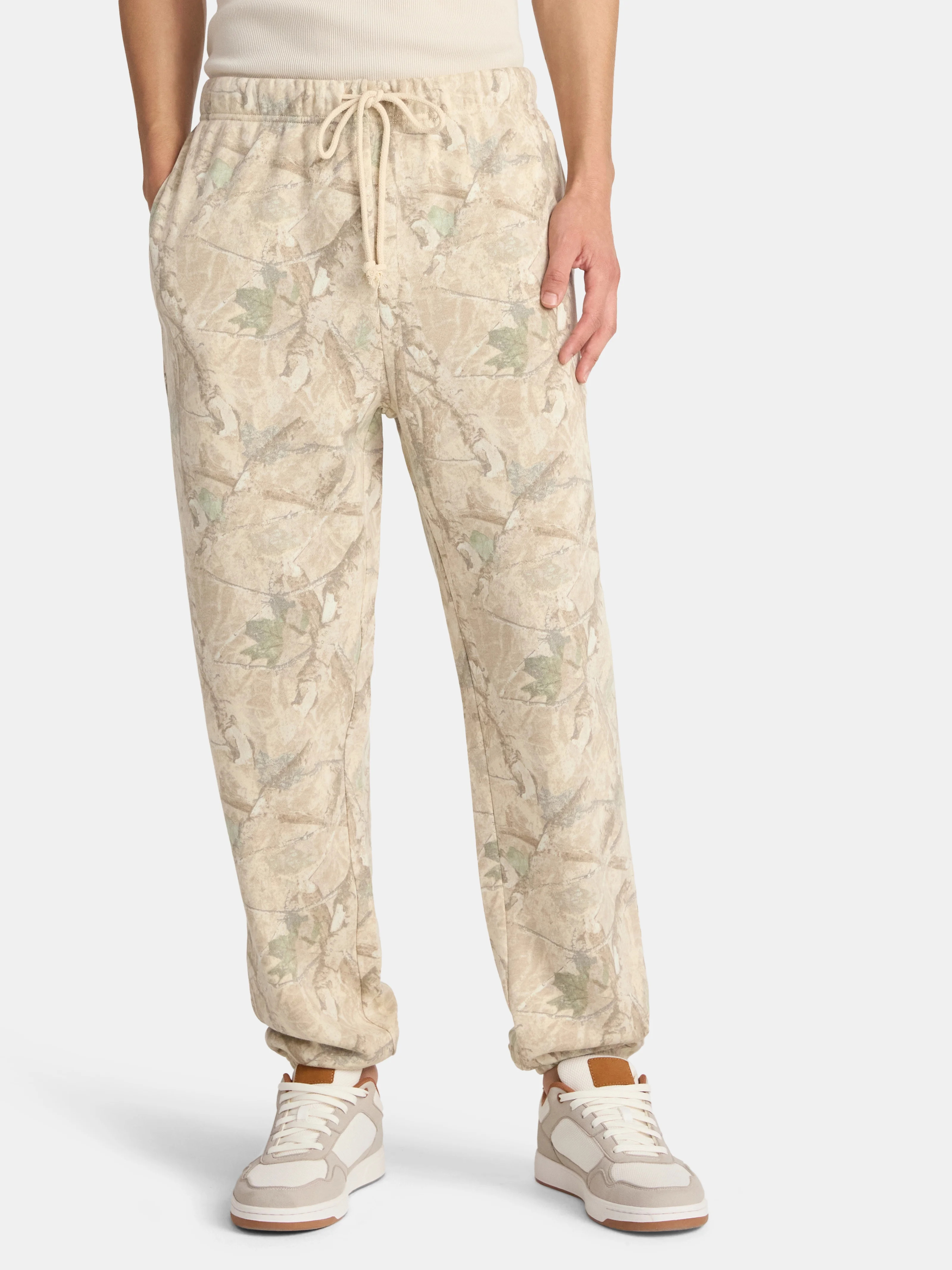 No Boundaries All Gender Soft Fleece Jogger Pants, 30" Inseam, Men's and Big Men's | Walmart (US)