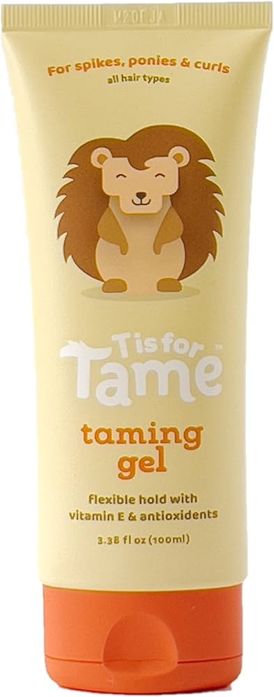 T is for Tame - Kids Hair Styling Gel, All-Natural Alcohol-Free Hair Gel for Kids & Toddlers, 202... | Amazon (US)