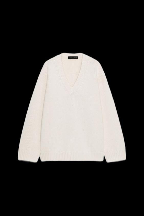OVERSIZED WOOL AND CASHMERE SWEATER | Zara UK