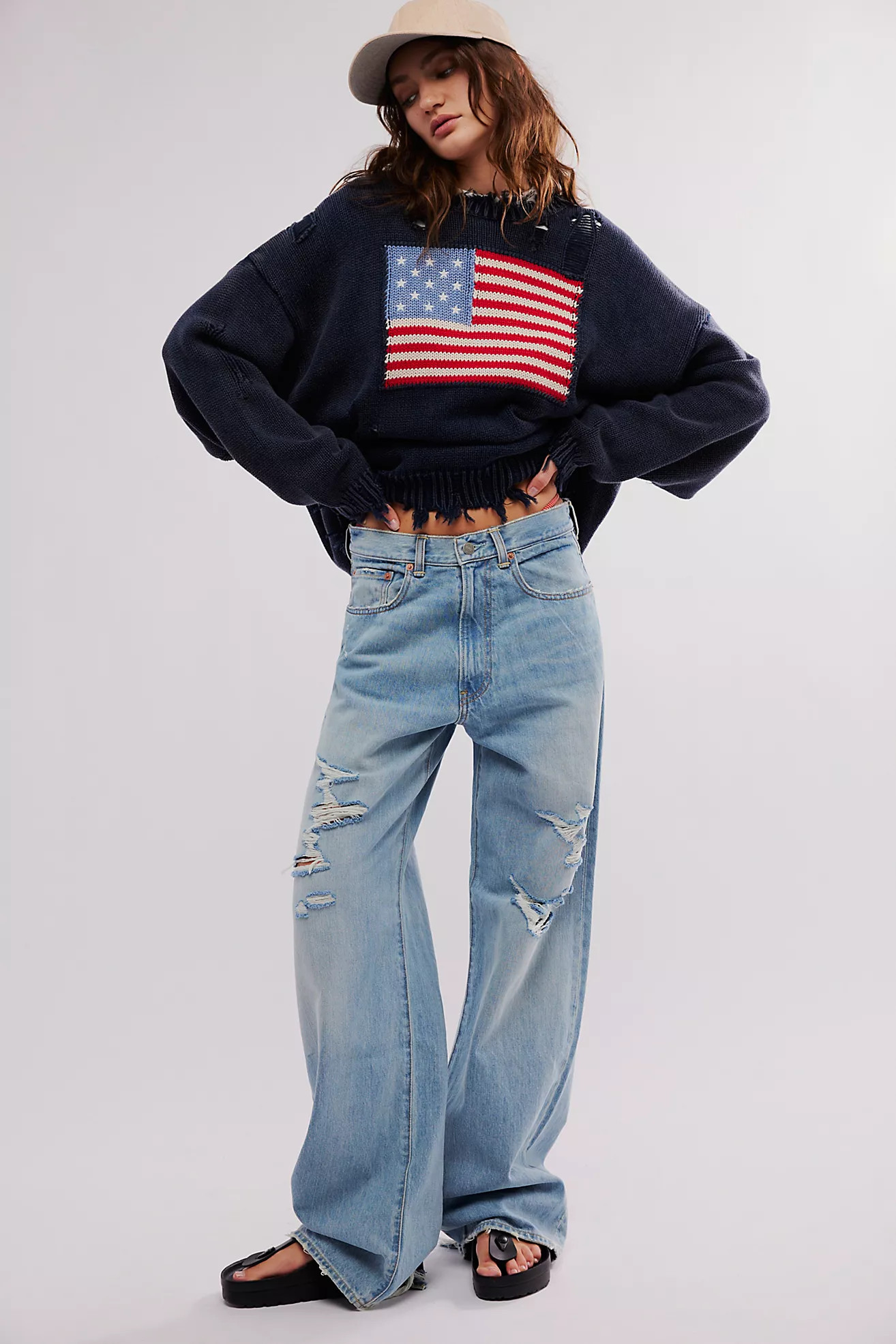 Denimist Teri Wide-Leg Jeans | Free People (Global - UK&FR Excluded)