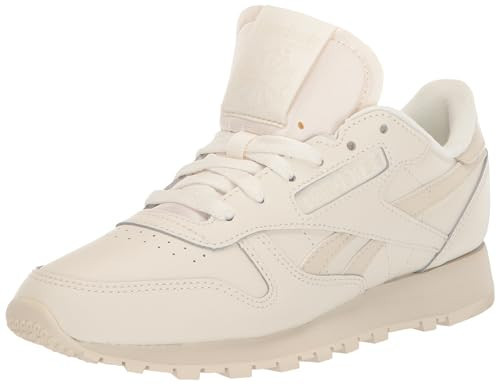 Reebok Women's Classic Leather Shoes, Chalk/Paperwhite/Alabaster, 5 | Amazon (US)