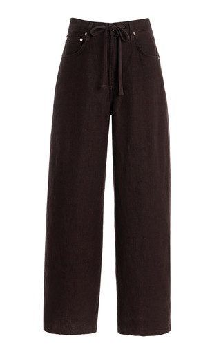 Brynn Linen Drawstring Trousers | Moda Operandi (Global)