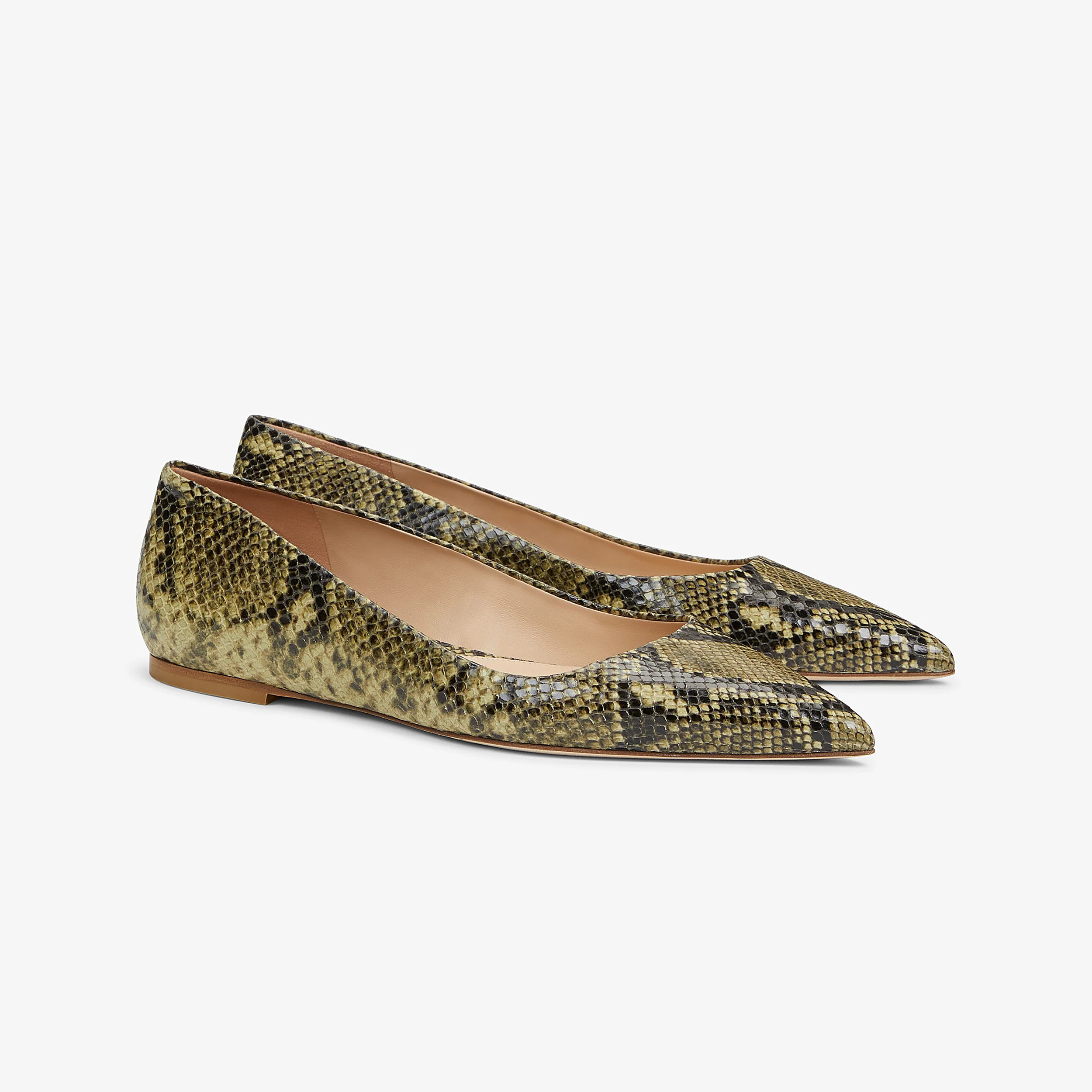 M.M.LaFleur The Rowan Flat - Embossed Snakeskin | MM LaFleur