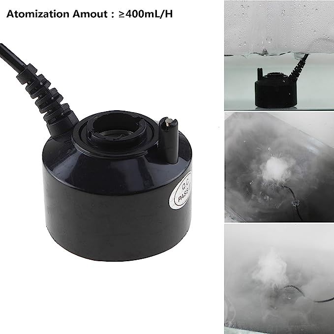 AGPTEK 400mL/H Original Mini Mist Maker Fogger Water Pond Garden Fountain Fogger Indoor Outdoor F... | Amazon (US)