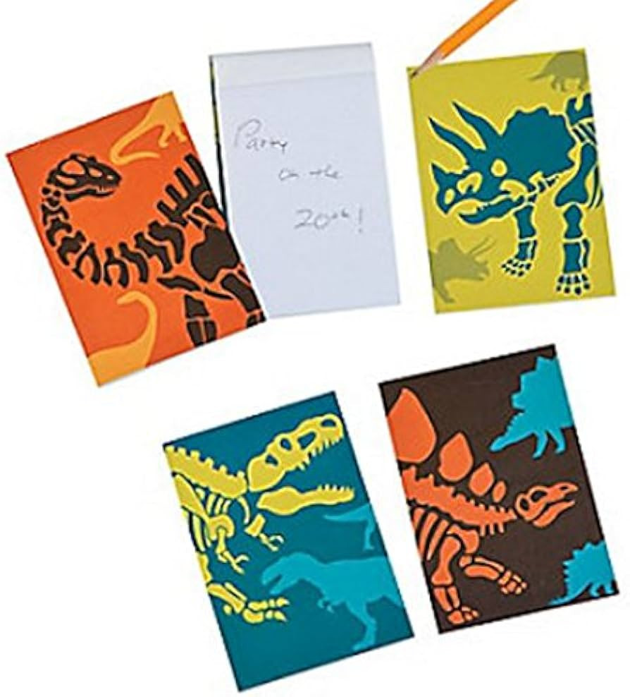 MunchieMoosKids Pack of 12 - Dino Dig Notepads - Dinosaur Party Loot Bag Fillers | Amazon (UK)