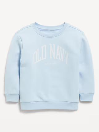 Oversized Logo-Graphic Crew-Neck Sweatshirt for Toddler Boys | Old Navy (US)