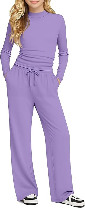 Girls' 2 Piece Outfits Teen Sets | Amazon (US)
