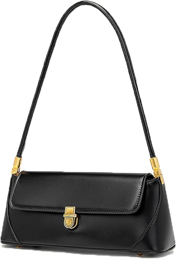 Shoulder Bag for Women Vintage Handbag Retro Classic Small Tote Purse 90s Buckle Closure (Black) ... | Amazon (CA)