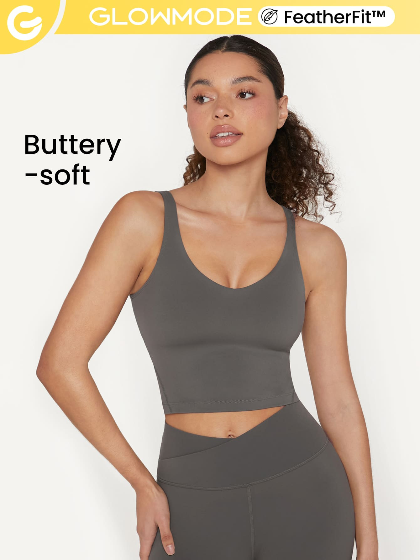 GLOWMODE FeatherFit™ Active Tank | SHEIN