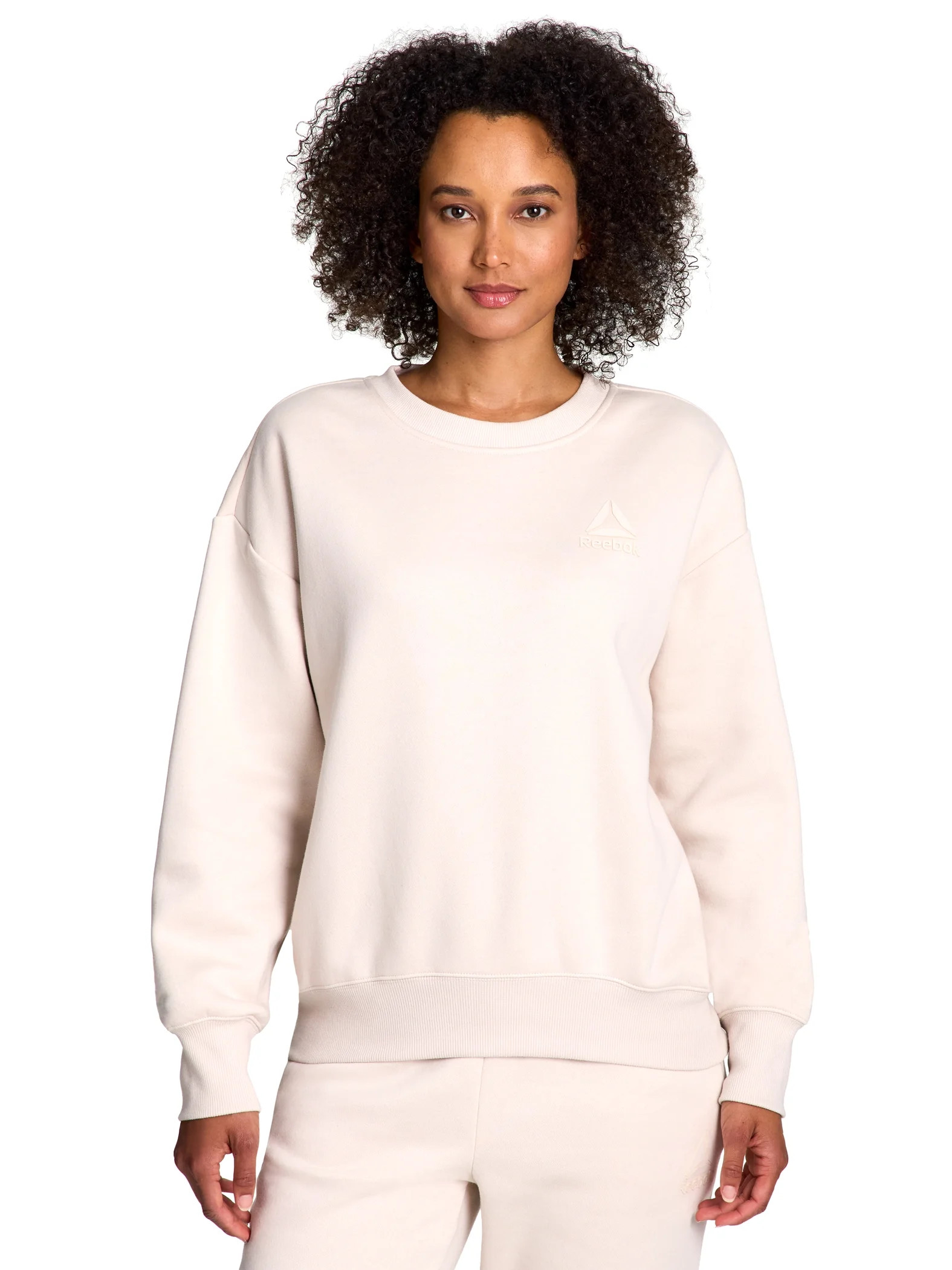 Reebok Women's and Women's Plus Weekender Oversized Crewneck, Sizes XS-4X | Walmart (US)