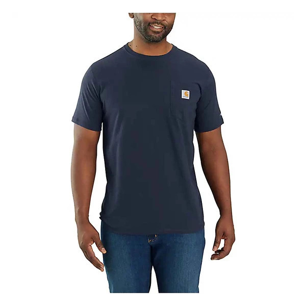 Men's Carhartt Force T-Shirt 2X Tall Navy | Scheels