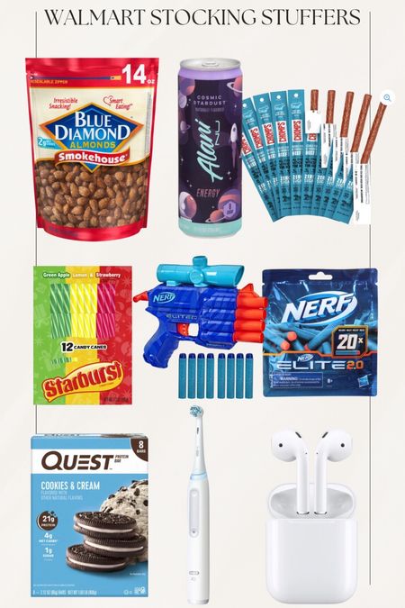 #walmartpartner stocking stuffers for him! These are all on Skyler’s wishlist this year. The AirPods are $30 off and the toothbrush is on sale too. All available for pickup at Walmart! 

#LTKHoliday #LTKfindsunder50 #LTKGiftGuide