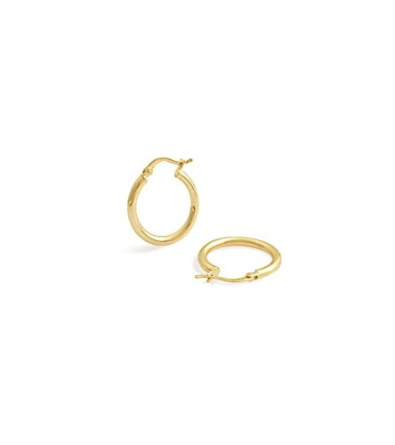 Jewelry Atelier Gold Filled Hoop Earrings Collection - 14K Solid Yellow Gold Filled Stylish Earri... | Amazon (US)