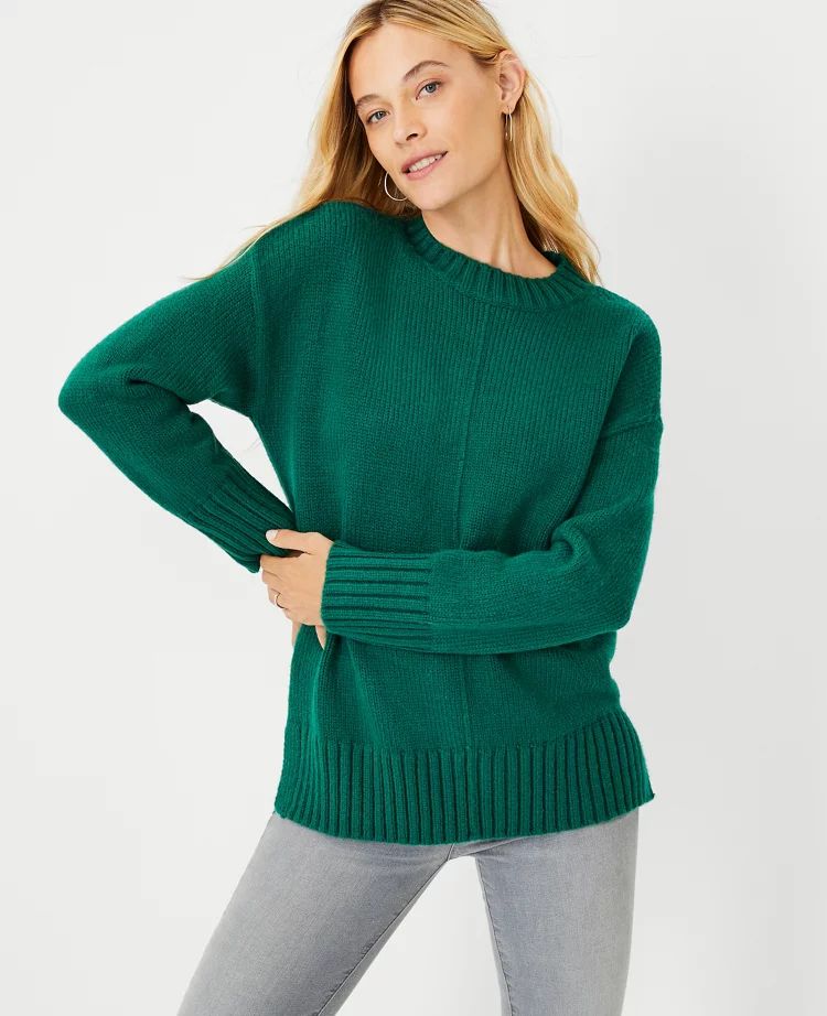 Seamed Tunic Sweater | Ann Taylor (US)