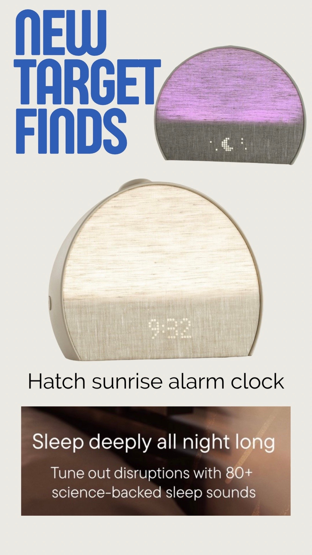 Hatch sunrise alarm clock 💤😴

#LTKHome #LTKdayinmylife #LTKMens