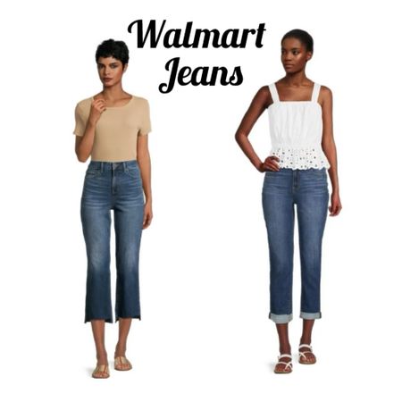 Great cropped jeans and boyfriend rolled up jeans. I love them. Have them both. 

#jeans
#walmart

#LTKfindsunder50 #LTKstyletip