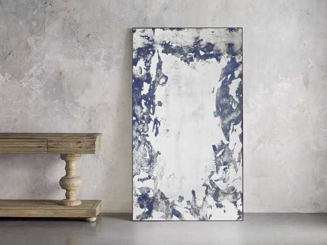 Iona Floor Mirror in Cobalt | Arhaus | Arhaus