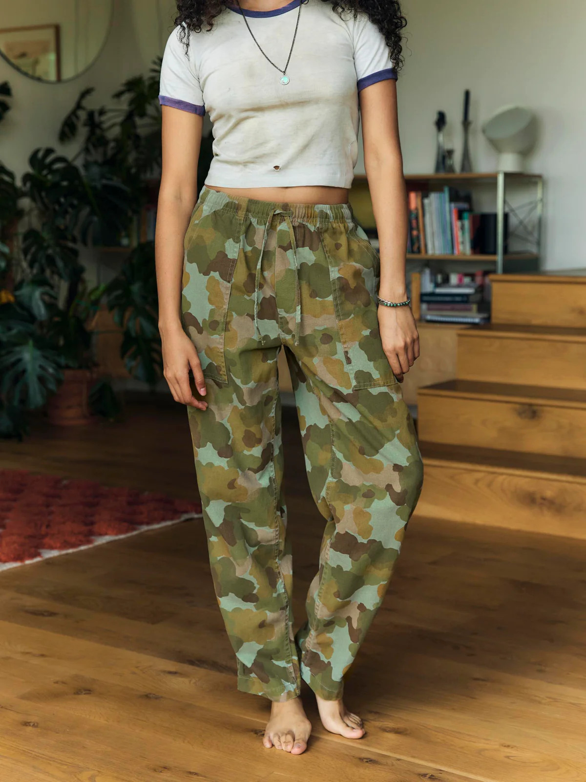 ventura chore pant in painted camo | imogene + willie
