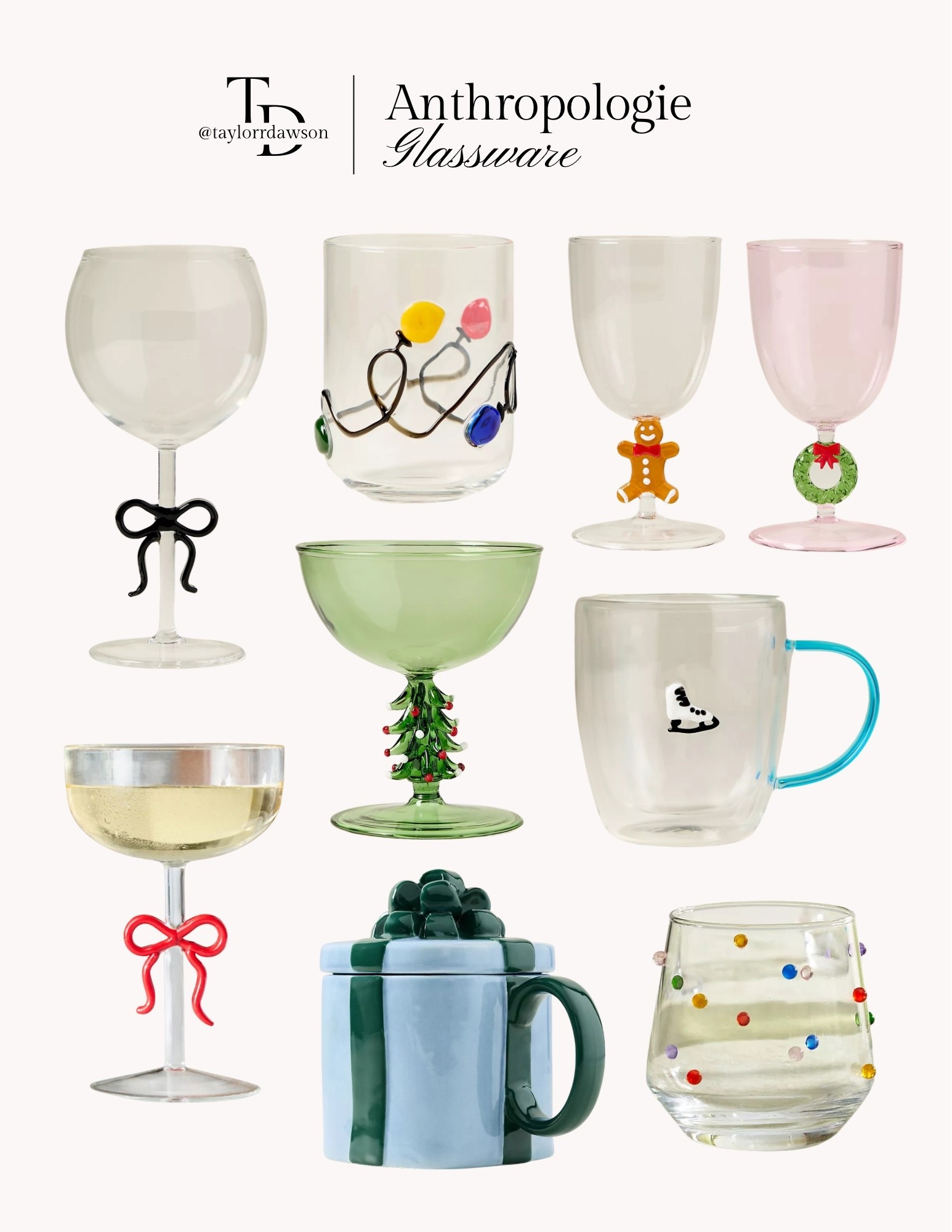 Anthropologie festive glassware!

holiday glasses, holiday mug, wine glass, holiday hosting

#LTKfoodie #LTKSeasonal #LTKHoliday