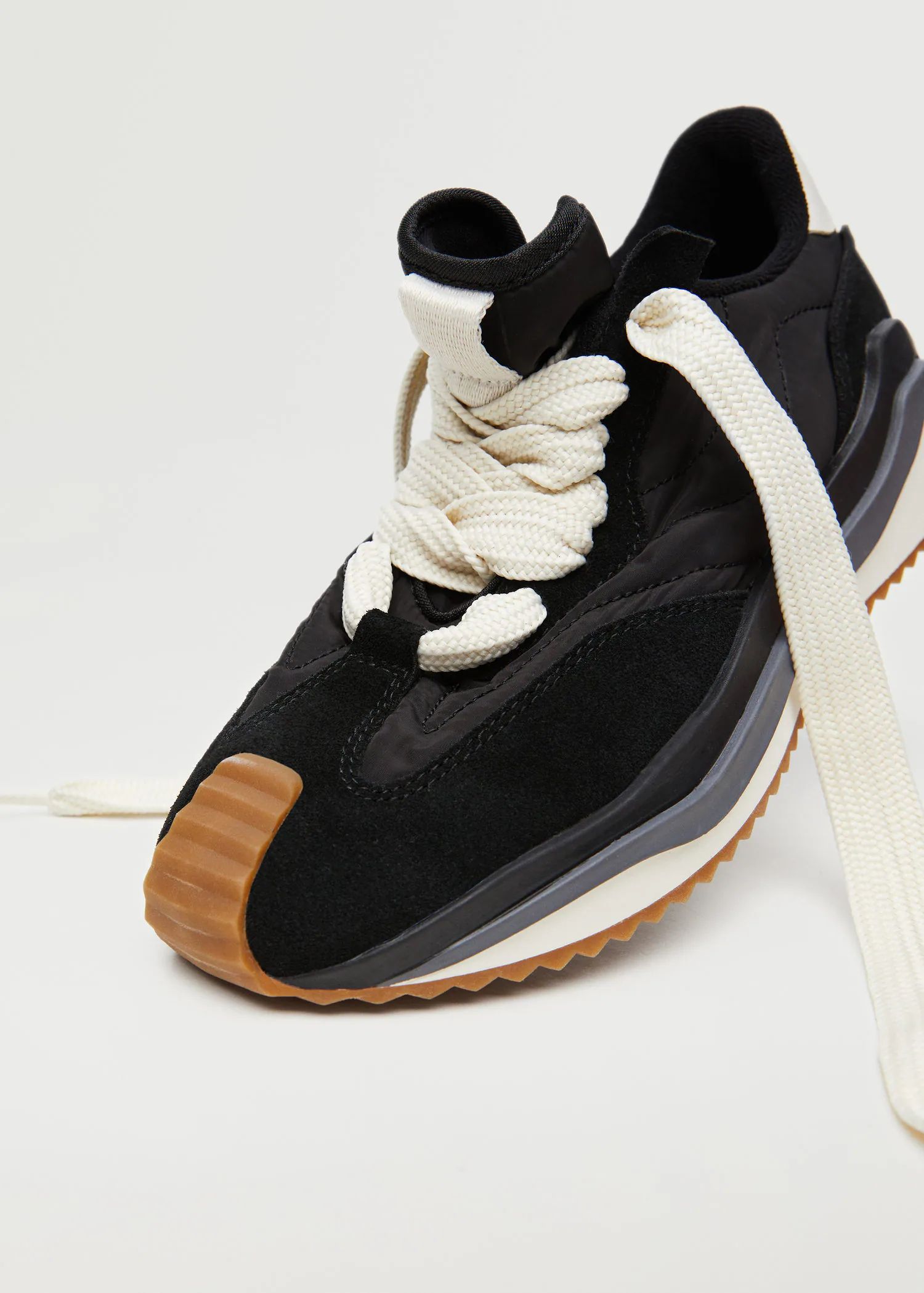 Lace-up leather sneakers | MANGO (US)