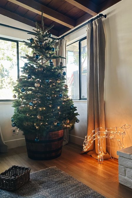 We’ve been putting our Christmas tree in a whiskey barrel for the past five years and I still love it just as much!  

#LTKHoliday #LTKhome