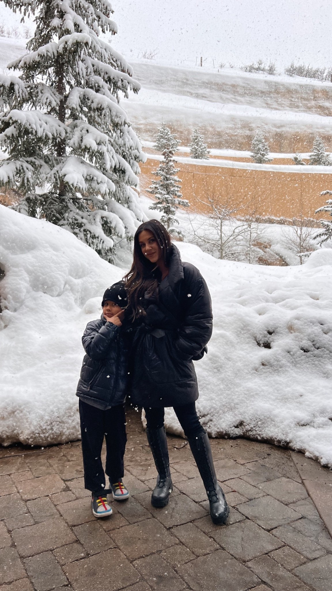 These snow boots  were a splurge, but always excited to break them out here after your

#LTKSeasonal #LTKootd #LTKmomlife