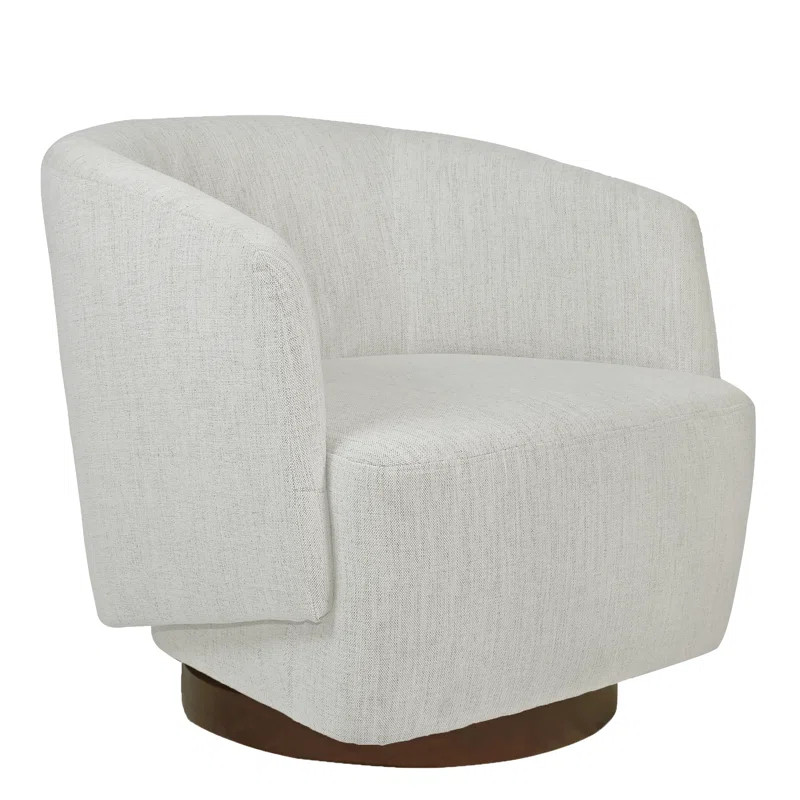 Ibrain 28'' Wide Swivel Barrel Chair | Wayfair North America