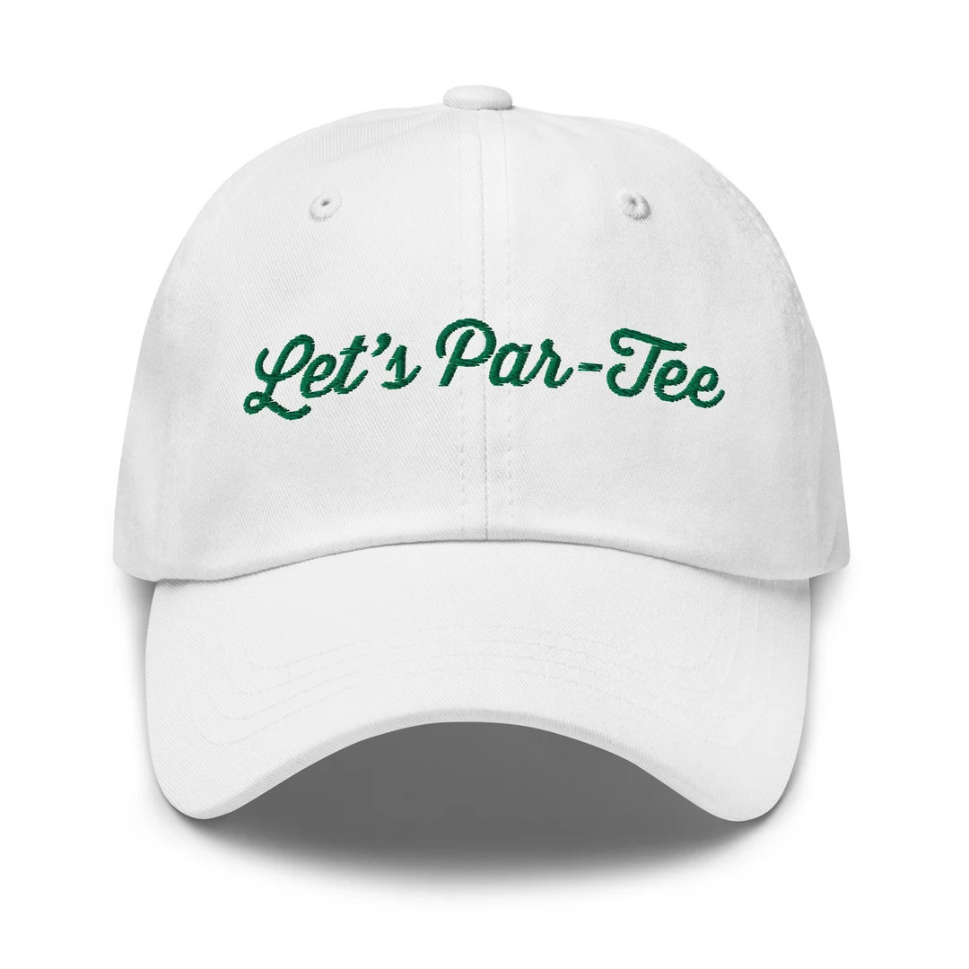 Golf Hat, Let’s Par-tee, Golfer Hat, Golf Gift, Golf Lover Gift, Birthday Gift Golf, Funny Hat,... | Etsy (US)