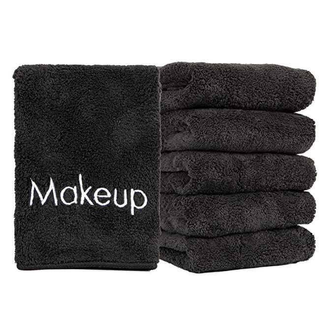 Arkwright Makeup Remover Wash Cloth - Soft Coral Fleece Microfiber Fingertip Face Towel Washcloth... | Amazon (US)