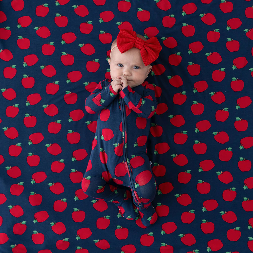 Lilian Footie Zippered One Piece | Posh Peanut