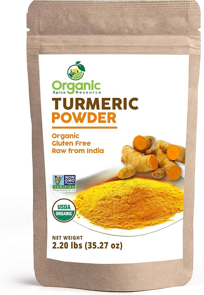 Organic Turmeric Powder w/Curcumin | 35.27 Ounce / 2.2 LBS | USDA Organics and Non-GMO | Lab Test... | Amazon (US)