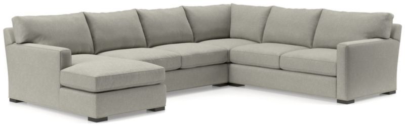 Axis 4-Piece Sectional Sofa + Reviews | Crate & Barrel | Crate & Barrel